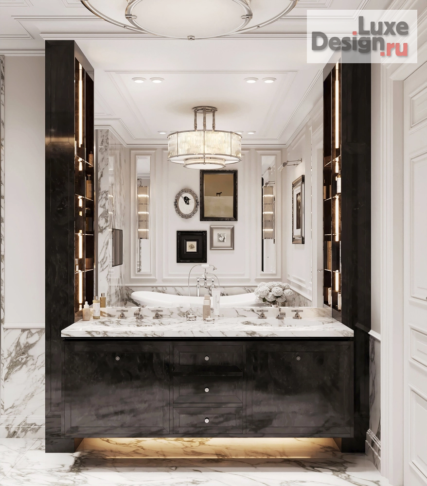 Дизайн интерьера пентхауса "Дизайн интерьера пентхауса жк Алые Паруса | 480 м2" (фото 10)