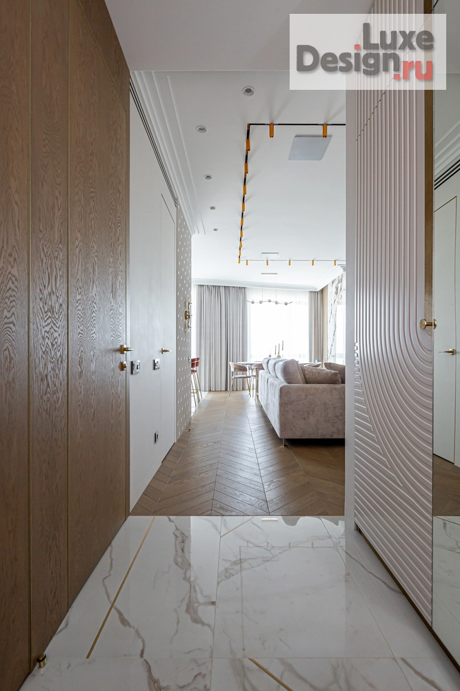 Дизайн интерьера четырехкомнатной квартиры "Реализованный дизайн проект четырехкомнатной квартиры 112 кв. м." (фото 11)