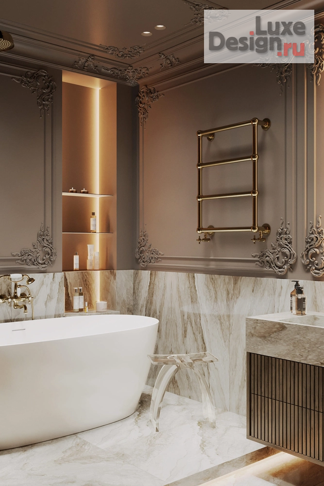 Дизайн интерьера трехкомнатной квартиры "Дизайн-проект квартиры 145 м² в ЖК «Остров»" (фото 12)