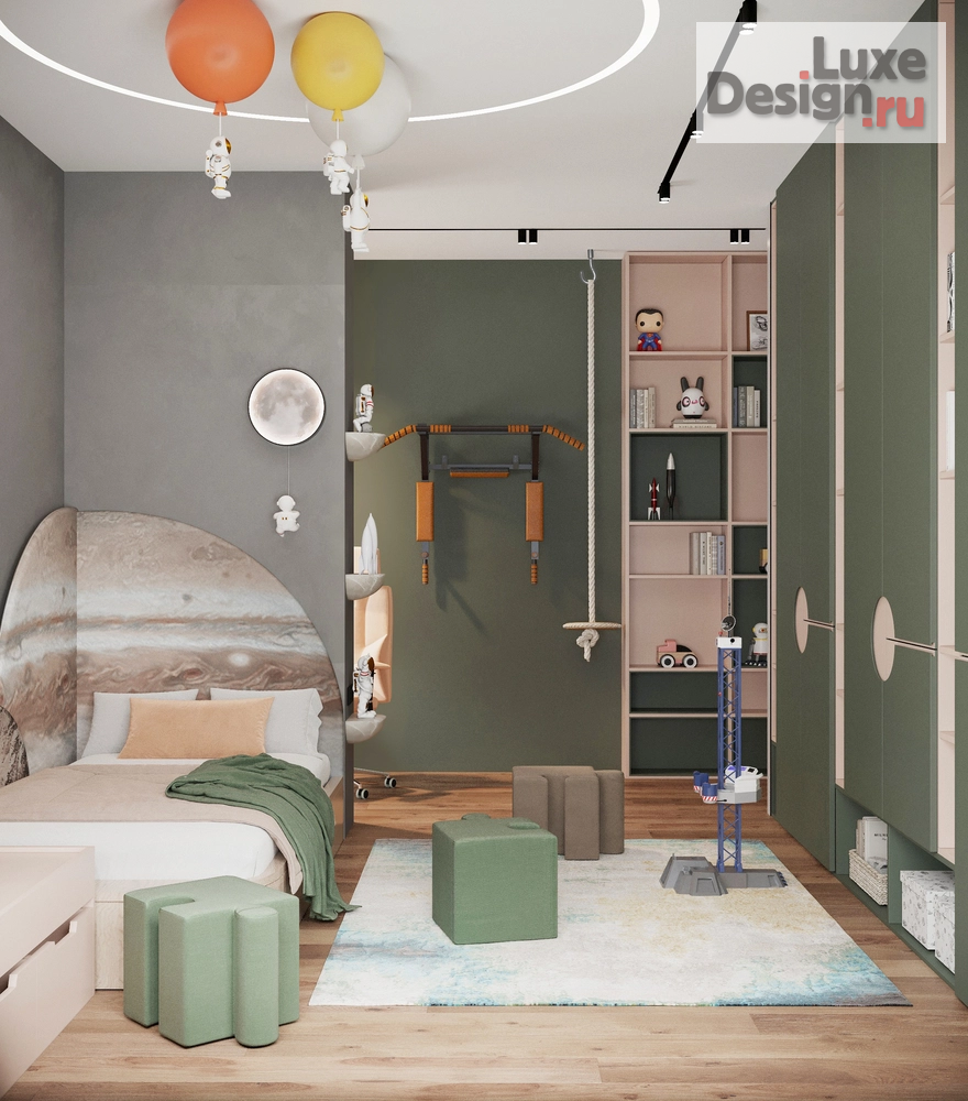 Дизайн интерьера коттеджа "Дизайн интерьера дома 250 м² в КП «Новогорск Клаб»" (фото 13)