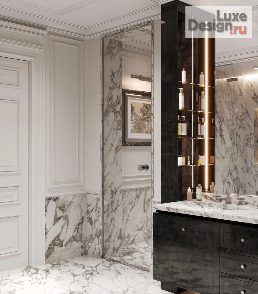 Дизайн интерьера пентхауса "Дизайн интерьера пентхауса жк Алые Паруса | 480 м2" (фото 13)