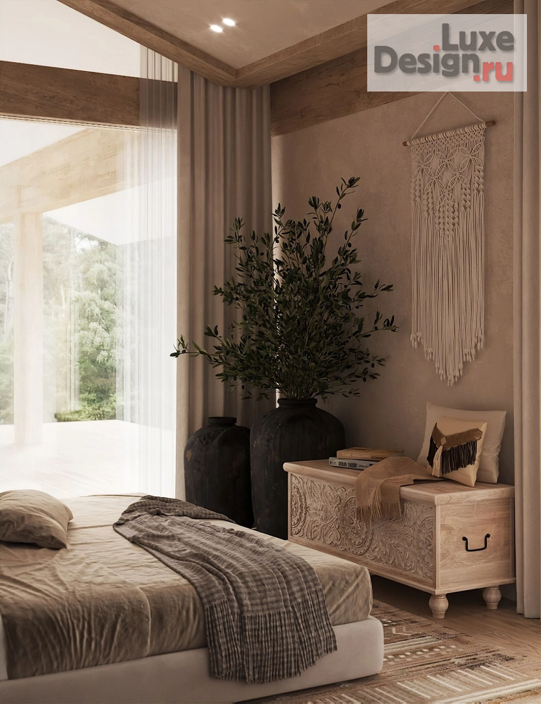 Дизайн интерьера частного дома "Дизайн интерьера дома в стиле Japandi кп Новая жизнь. 150 м2" (фото 13)