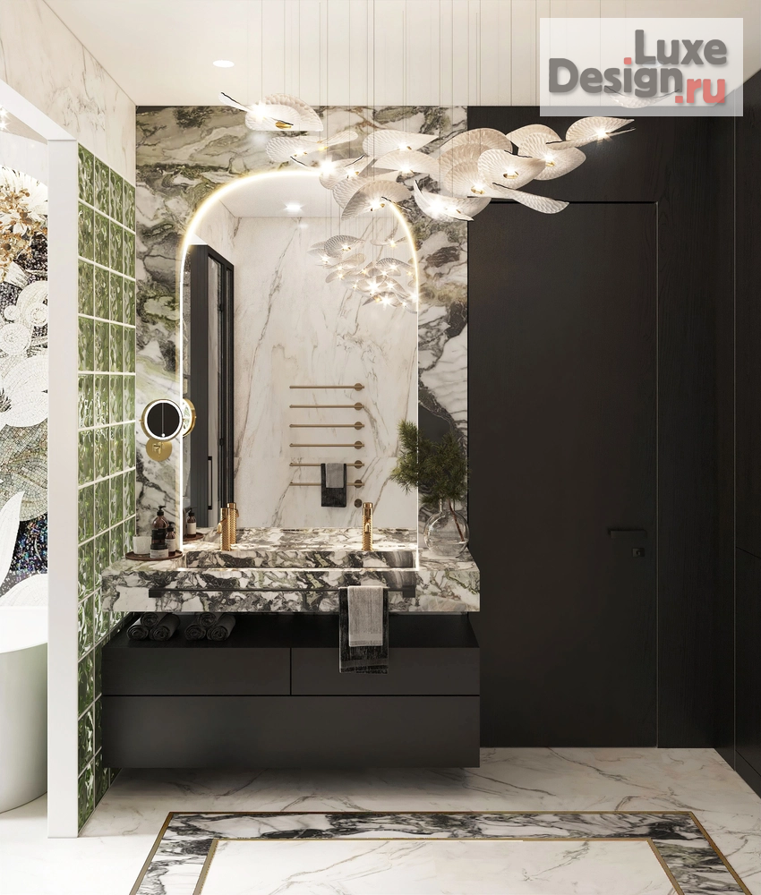 Дизайн интерьера коттеджа "Дизайн интерьера дома, коттеджный посёлок Довиль, 480 м2" (фото 13)