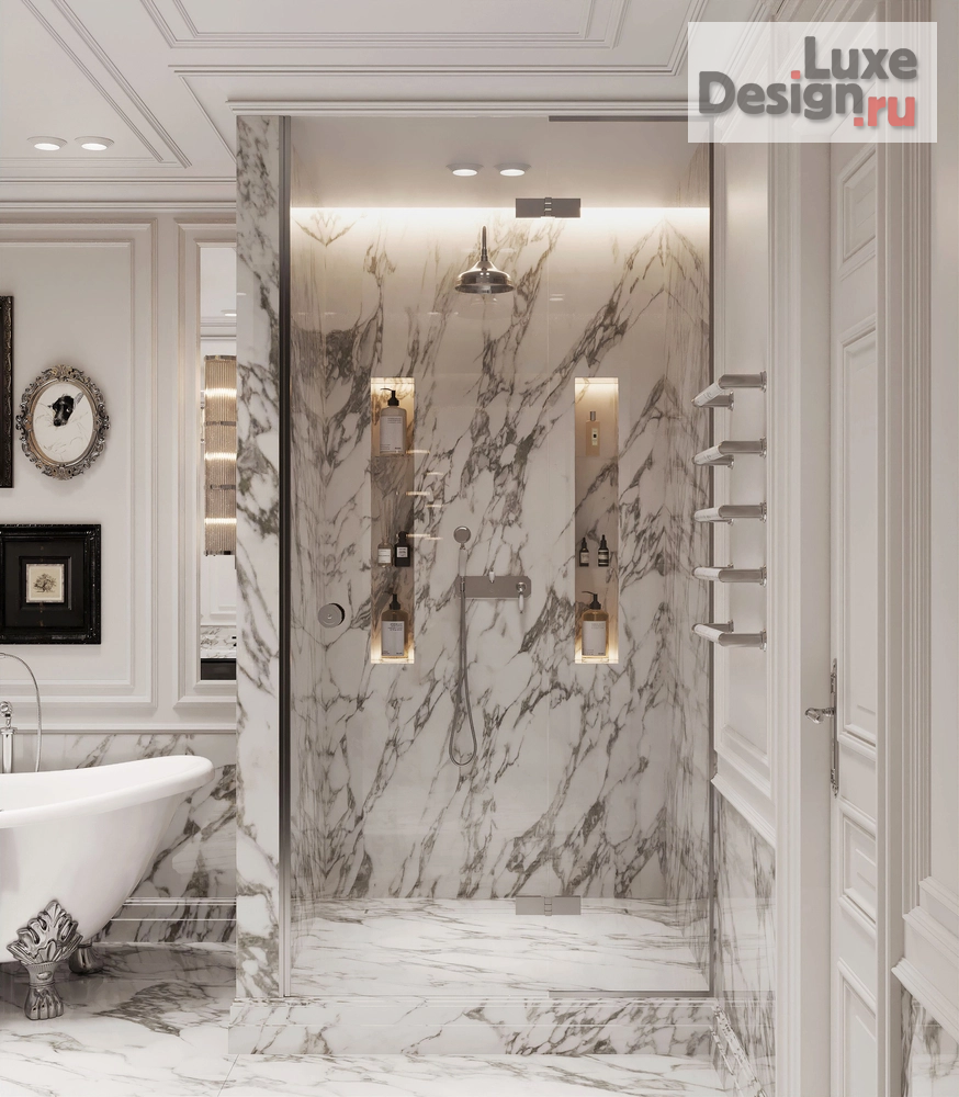 Дизайн интерьера пентхауса "Дизайн интерьера пентхауса жк Алые Паруса | 480 м2" (фото 15)