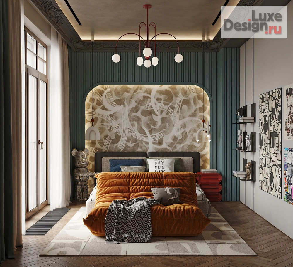 Дизайн интерьера коттеджа "Дизайн интерьера дома, коттеджный посёлок Довиль, 480 м2" (фото 15)