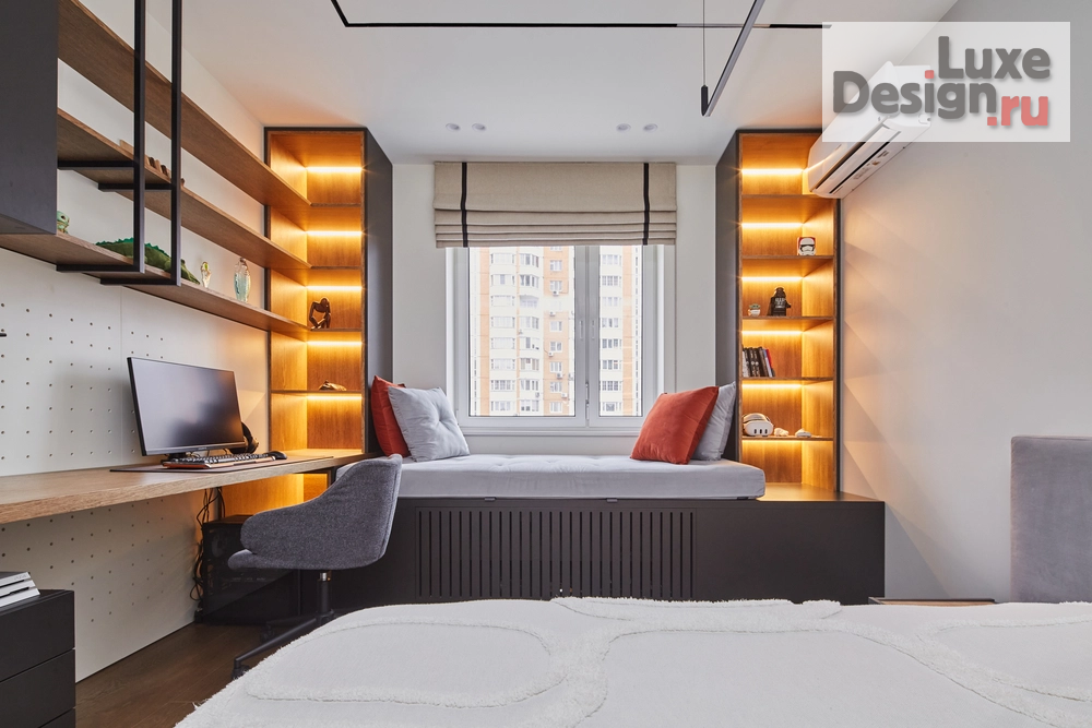 Дизайн интерьера квартиры "Современный дизайн трехкомнатной квартиры 112 кв. м." (фото 17) от дизайнера Болдырев Артем Дизайн интерьера квартиры "Современный дизайн трехкомнатной квартиры 112 кв. м." (фото 17)