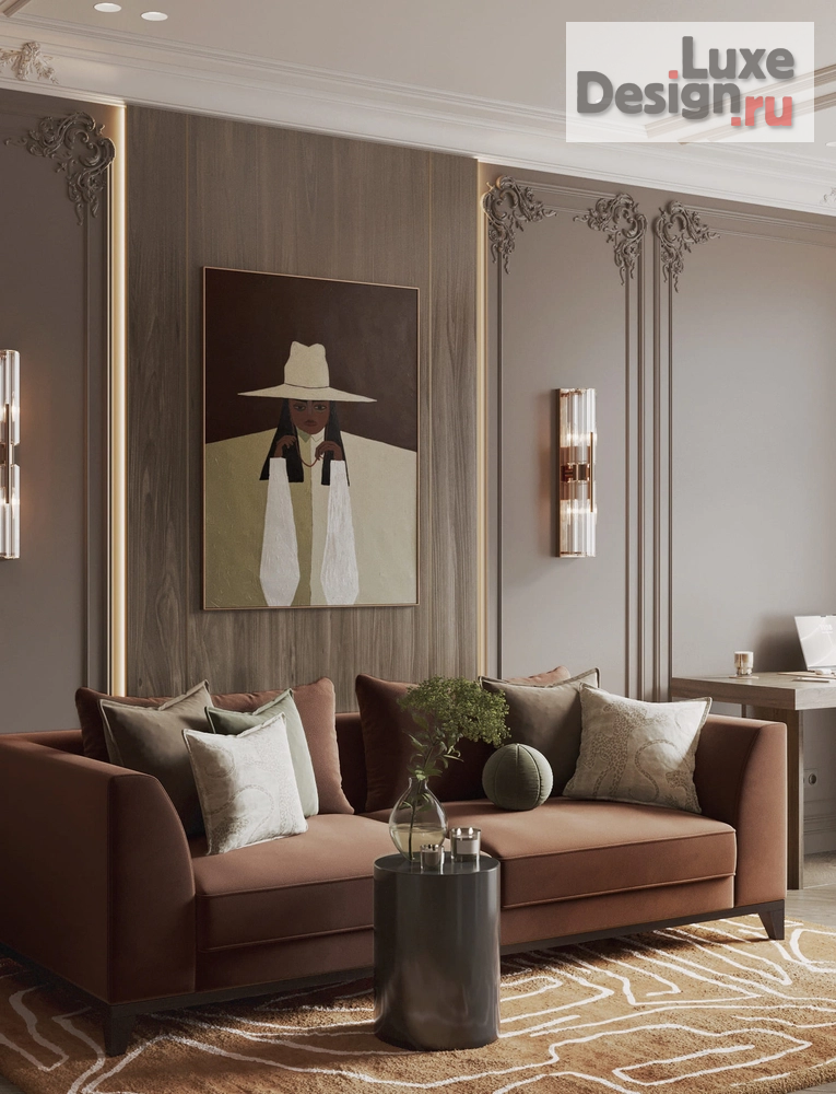 Дизайн интерьера трехкомнатной квартиры "Дизайн-проект квартиры 145 м² в ЖК «Остров»" (фото 17)