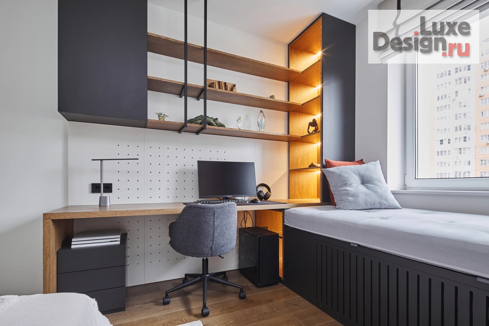 Дизайн интерьера квартиры "Современный дизайн трехкомнатной квартиры 112 кв. м." (фото 18) от дизайнера Болдырев Артем Дизайн интерьера квартиры "Современный дизайн трехкомнатной квартиры 112 кв. м." (фото 18)