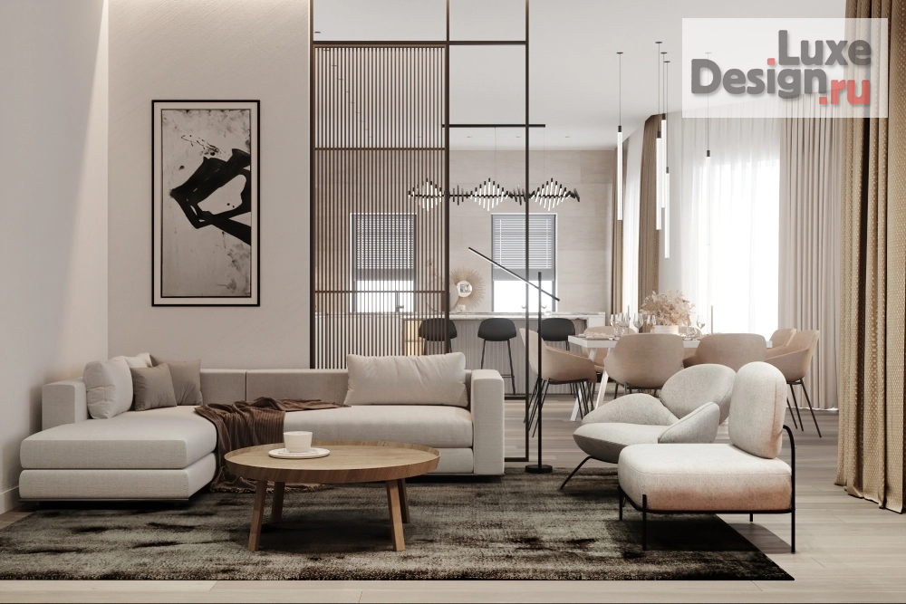 Дизайн интерьера загородного дома "Дизайн дома кп Козино" (фото 1)