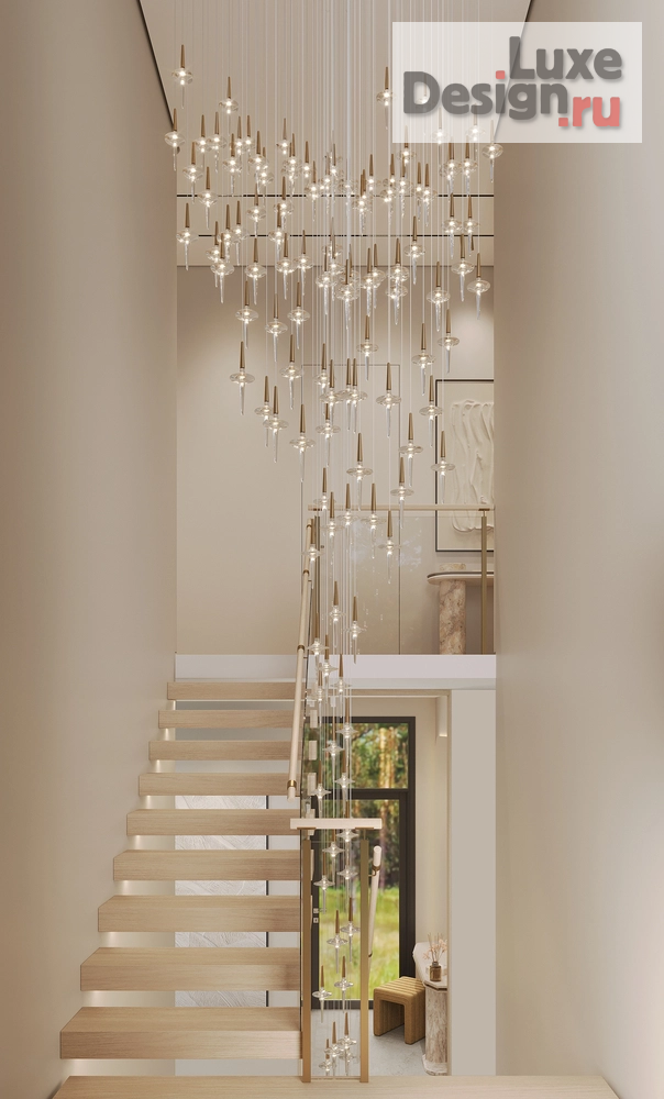 Дизайн интерьера коттеджа "Дизайн интерьера дома в коттеджном посёлке «Nordic» 250 м²" (фото 20)