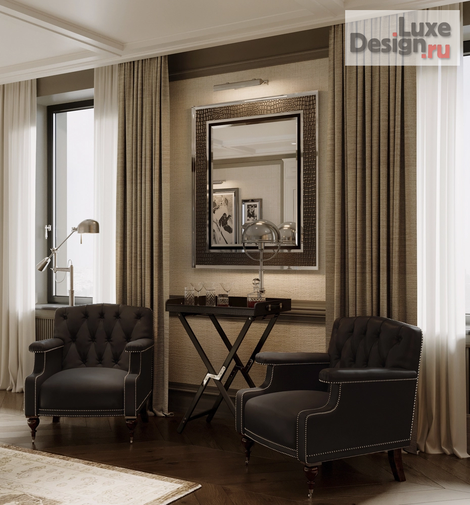 Дизайн интерьера пентхауса "Дизайн интерьера пентхауса жк Алые Паруса | 480 м2" (фото 22)