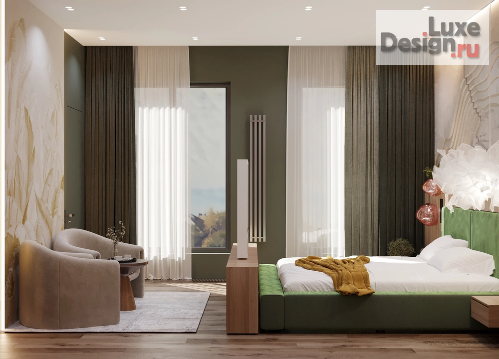 Дизайн интерьера коттеджа "Дизайн интерьера дома 250 м² в КП «Новогорск Клаб»" (фото 20)