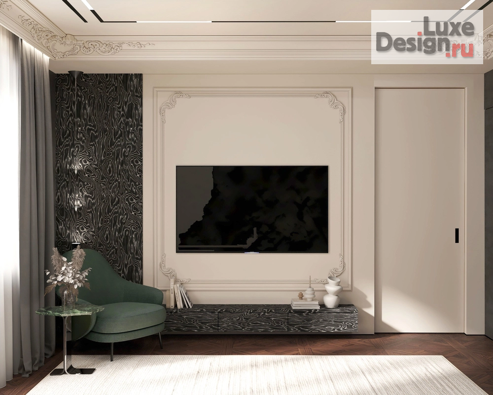 Дизайн интерьера коттеджа "Дизайн интерьера дома, коттеджный посёлок Довиль, 480 м2" (фото 22)