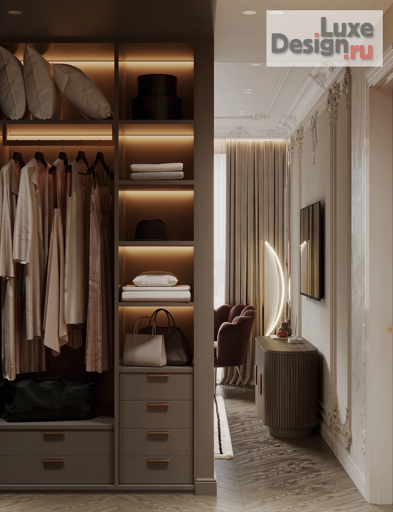 Дизайн интерьера трехкомнатной квартиры "Дизайн-проект квартиры 145 м² в ЖК «Остров»" (фото 26)