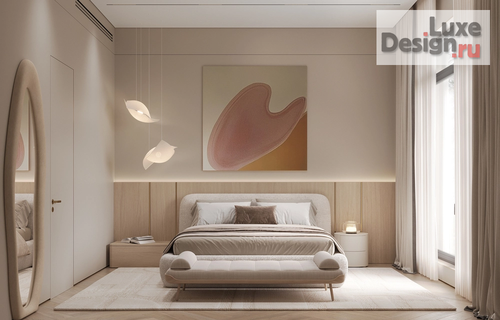 Дизайн интерьера коттеджа "Дизайн интерьера дома в коттеджном посёлке «Nordic» 250 м²" (фото 27)