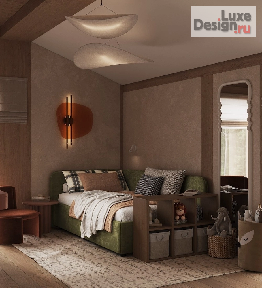 Дизайн интерьера частного дома "Дизайн интерьера дома в стиле Japandi кп Новая жизнь. 150 м2" (фото 27)