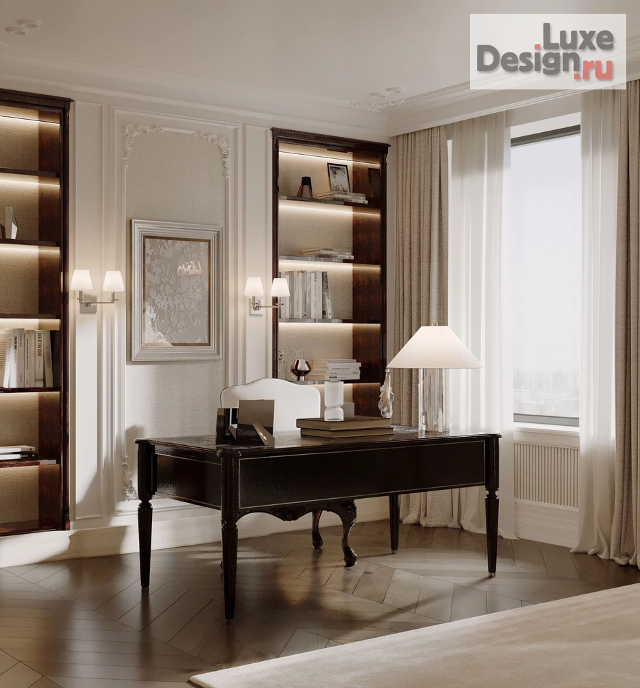 Дизайн интерьера пентхауса "Дизайн интерьера пентхауса жк Алые Паруса | 480 м2" (фото 28)