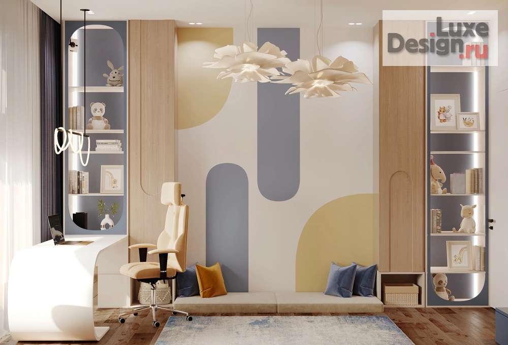 Дизайн интерьера коттеджа "Дизайн интерьера дома 250 м² в КП «Новогорск Клаб»" (фото 29)