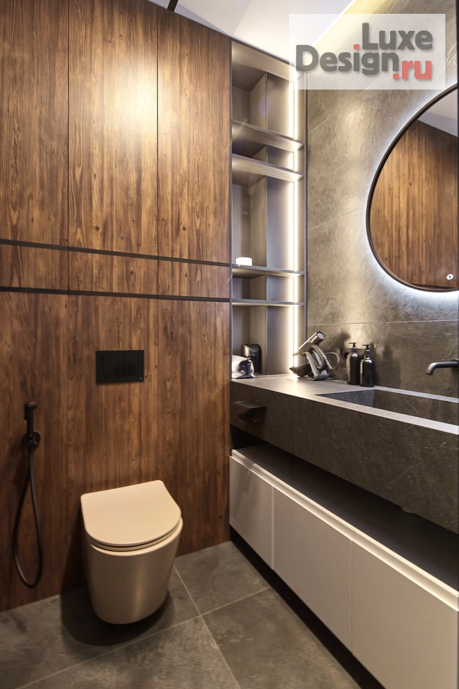 Дизайн интерьера трехкомнатной квартиры "Реализованный проект трехкомнатной квартиры ЖК Сердце столицы" (фото 25)