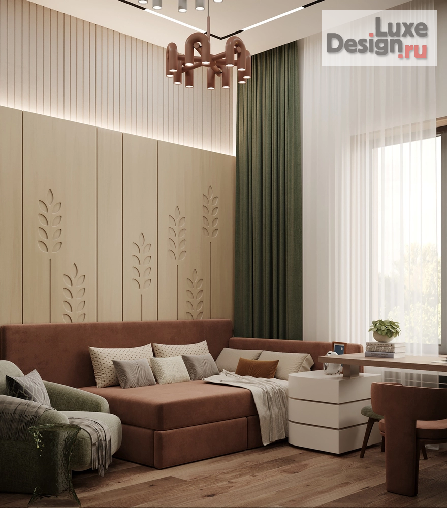 Дизайн интерьера коттеджа "Дизайн интерьера дома 250 м² в КП «Новогорск Клаб»" (фото 35)