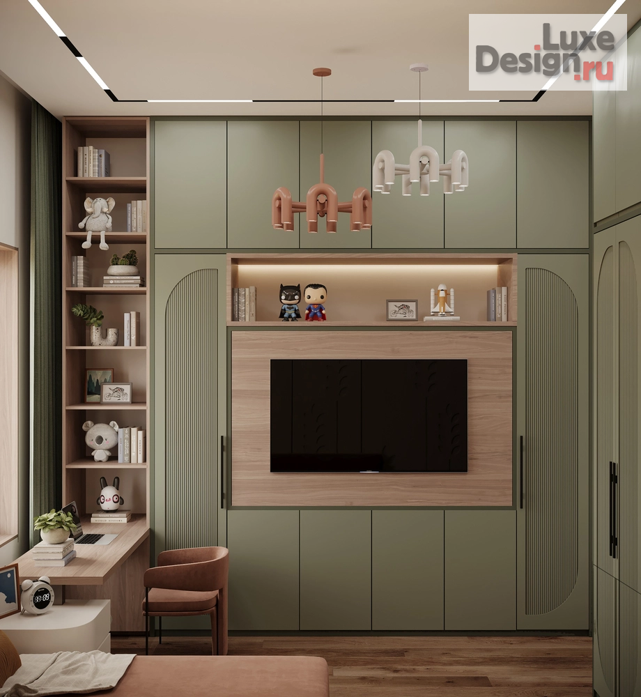 Дизайн интерьера коттеджа "Дизайн интерьера дома 250 м² в КП «Новогорск Клаб»" (фото 36)