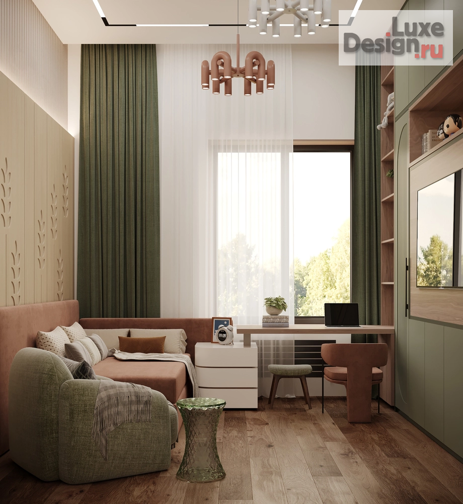 Дизайн интерьера коттеджа "Дизайн интерьера дома 250 м² в КП «Новогорск Клаб»" (фото 37)