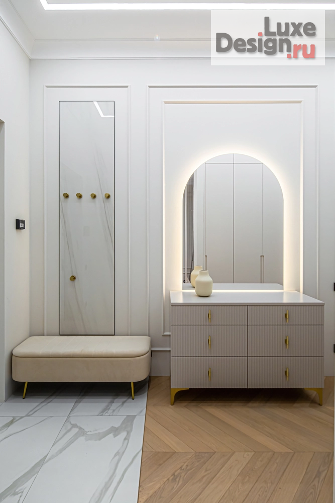 Дизайн интерьера четырехкомнатной квартиры "Реализованный проект квартиры в Неоклассике ЖК Eleven" (фото 36) от дизайнера Болдырев Артем Дизайн интерьера четырехкомнатной квартиры "Реализованный проект квартиры в Неоклассике ЖК Eleven" (фото 36)