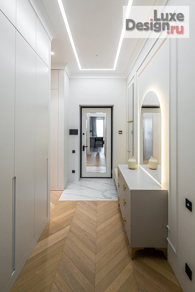 Дизайн интерьера четырехкомнатной квартиры "Реализованный проект квартиры в Неоклассике ЖК Eleven" (фото 38)