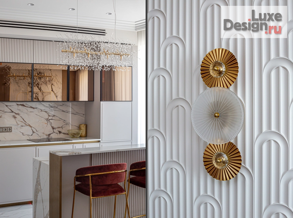 Дизайн интерьера четырехкомнатной квартиры "Реализованный дизайн проект четырехкомнатной квартиры 112 кв. м." (фото 3)