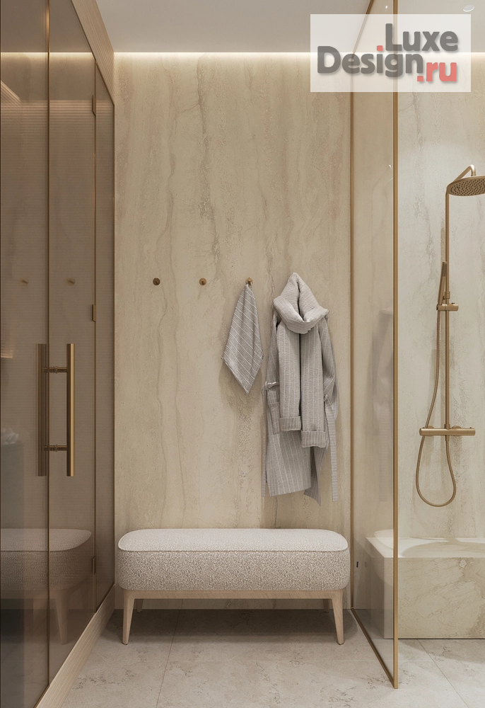 Дизайн интерьера коттеджа "Дизайн интерьера дома в коттеджном посёлке «Nordic» 250 м²" (фото 40)