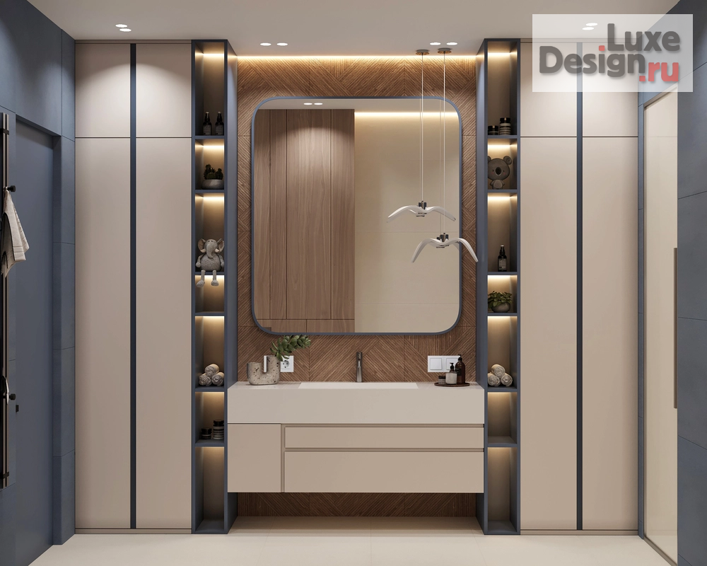 Дизайн интерьера коттеджа "Дизайн интерьера дома 250 м² в КП «Новогорск Клаб»" (фото 44)