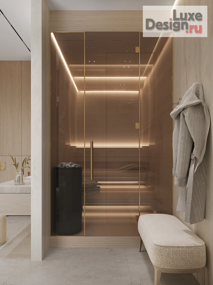 Дизайн интерьера коттеджа "Дизайн интерьера дома в коттеджном посёлке «Nordic» 250 м²" (фото 43)