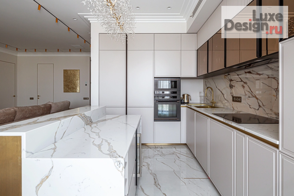 Дизайн интерьера четырехкомнатной квартиры "Реализованный дизайн проект четырехкомнатной квартиры 112 кв. м." (фото 4)