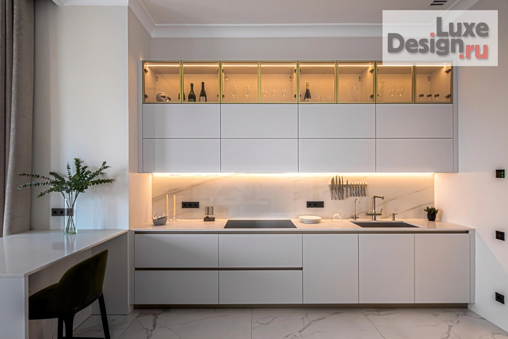 Дизайн интерьера четырехкомнатной квартиры "Реализованный проект квартиры в Неоклассике ЖК Eleven" (фото 4) от дизайнера Болдырев Артем Дизайн интерьера четырехкомнатной квартиры "Реализованный проект квартиры в Неоклассике ЖК Eleven" (фото 4)