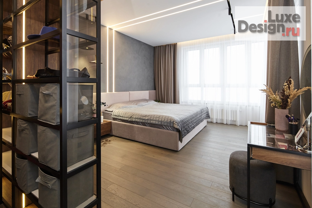 Дизайн интерьера трехкомнатной квартиры "Реализованный проект трехкомнатной квартиры ЖК Сердце столицы" (фото 45)