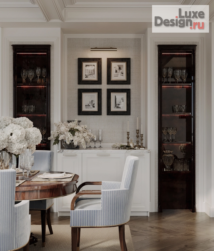 Дизайн интерьера пентхауса "Дизайн интерьера пентхауса жк Алые Паруса | 480 м2" (фото 6)