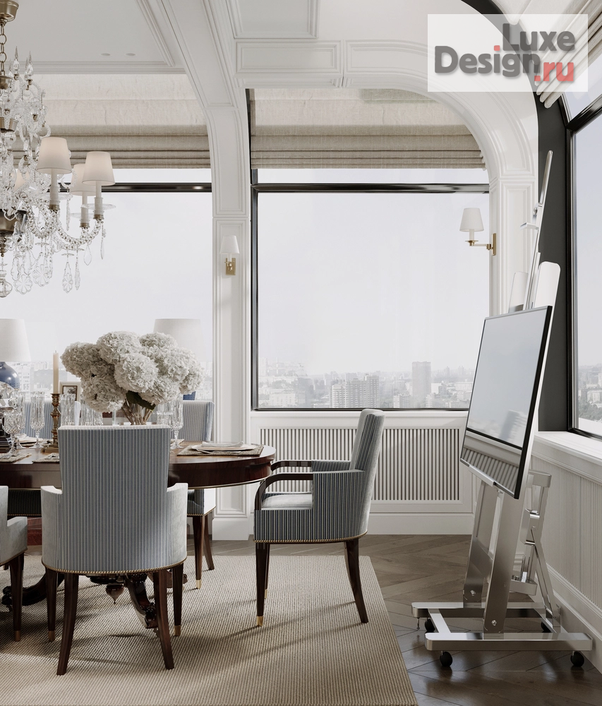 Дизайн интерьера пентхауса "Дизайн интерьера пентхауса жк Алые Паруса | 480 м2" (фото 7)