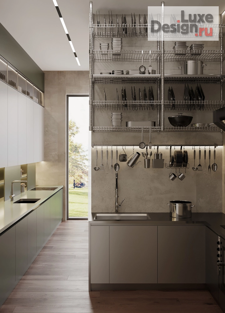 Дизайн интерьера коттеджа "Дизайн интерьера дома 250 м² в КП «Новогорск Клаб»" (фото 8)