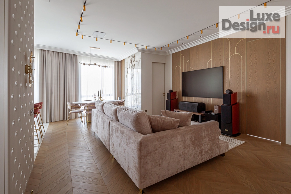 Дизайн интерьера четырехкомнатной квартиры "Реализованный дизайн проект четырехкомнатной квартиры 112 кв. м." (фото 9)