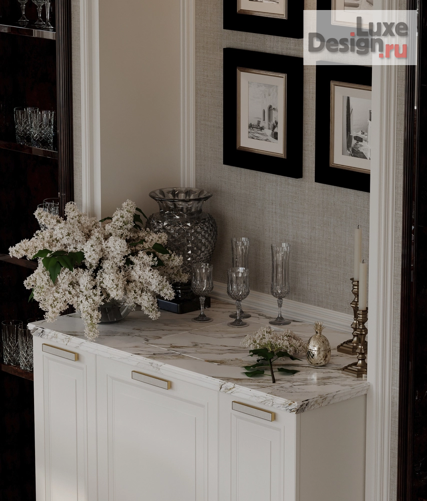 Дизайн интерьера пентхауса "Дизайн интерьера пентхауса жк Алые Паруса | 480 м2" (фото 9)