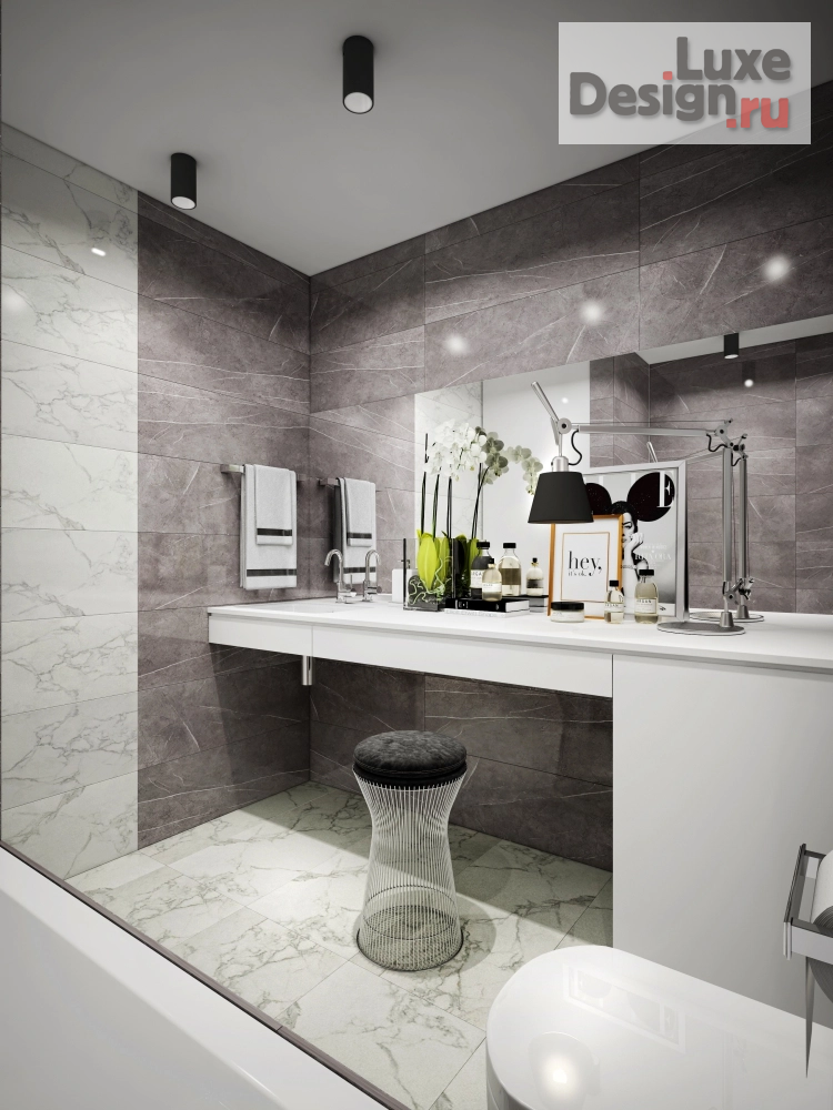 Дизайн интерьера двухкомнатной квартиры "Дизайн квартиры ЖК Wellton Park" (фото 7)