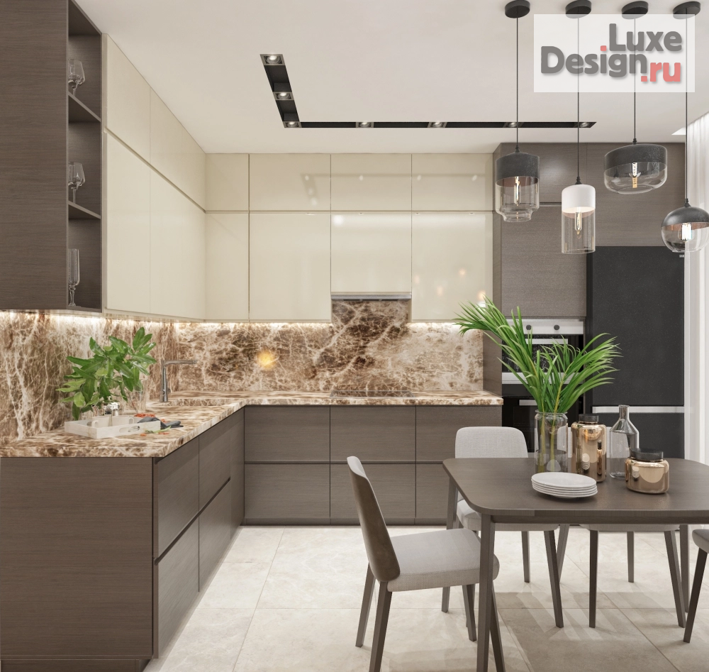 Дизайн интерьера квартиры "Высотка на Тверской" (фото 7)