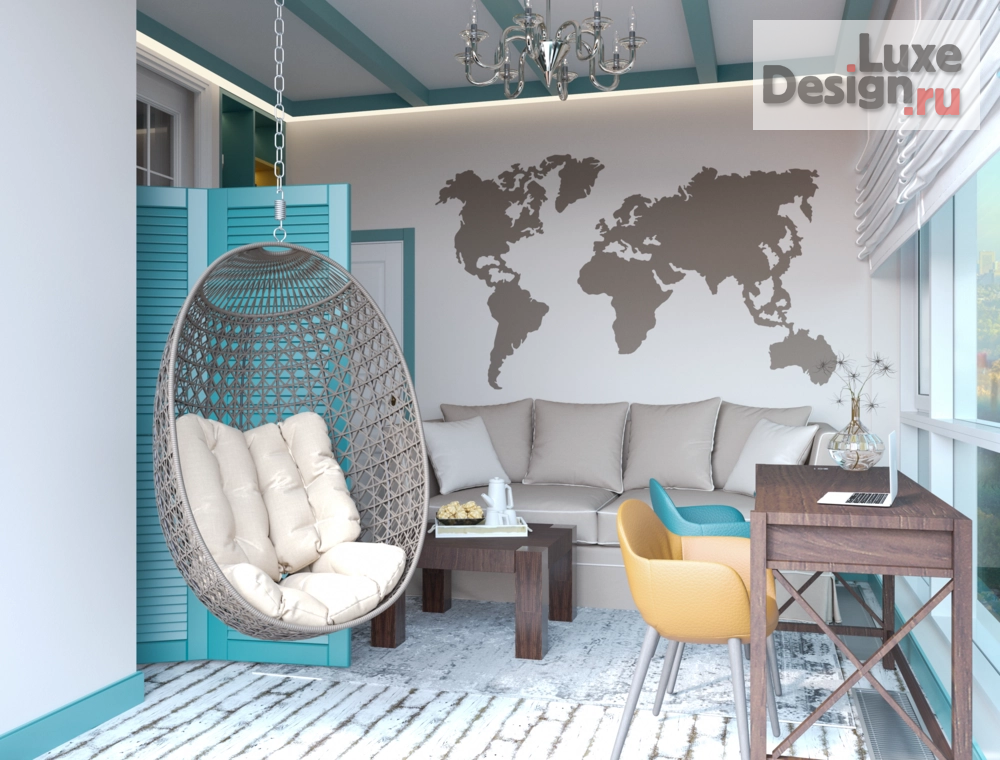 Дизайн интерьера двухкомнатной квартиры "Квартира в ЖК SREDA" (фото 2)