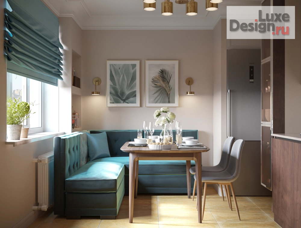 Дизайн интерьера двухкомнатной квартиры "Двухкомнатная квартира в панельном доме" (фото 1)