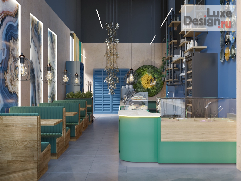 Дизайн интерьера кафе "Кофейня в Зеленограде" (фото 2)