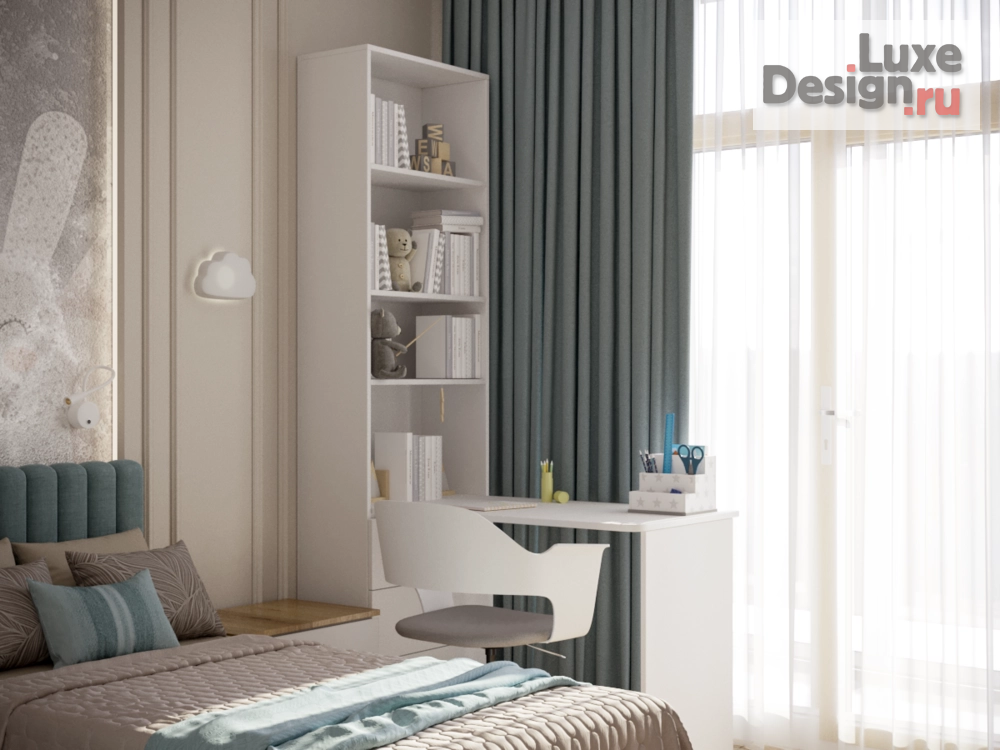 Дизайн интерьера трехкомнатной квартиры "Работа удаленно: проект квартиры в г. Геленджик" (фото 9) от дизайнера Татьяна Масленникова Дизайн интерьера трехкомнатной квартиры "Работа удаленно: проект квартиры в г. Геленджик" (фото 9)