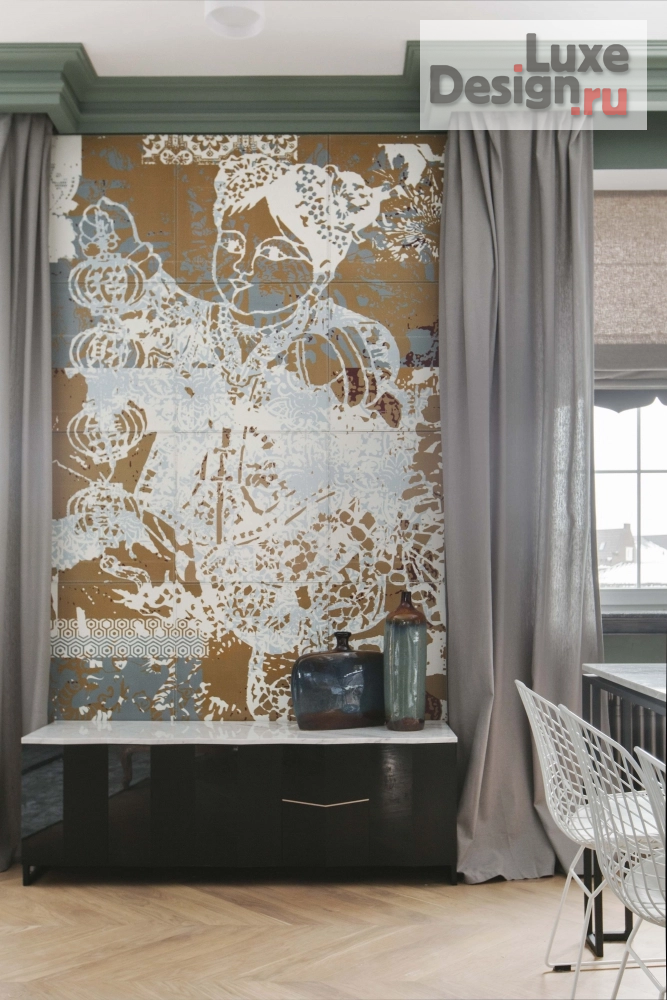 Дизайн интерьера таунхауса "Яркий современный дизайн трехэтажного таунхауса площадью 230 кв.м в КП Бристоль для молодой семьи с двумя детьми" (фото 3)