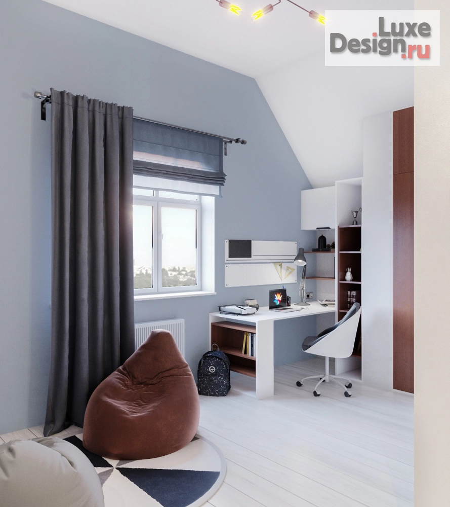 Дизайн интерьера детской "Детская для подростка " (фото 3)