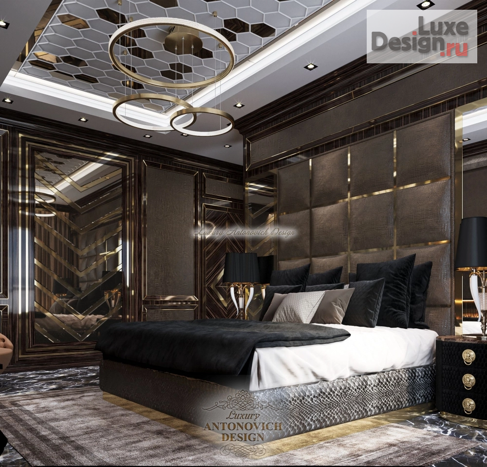 Дизайн интерьера спальни "Спальня для мужчины – царство мускулинности" (фото 1)