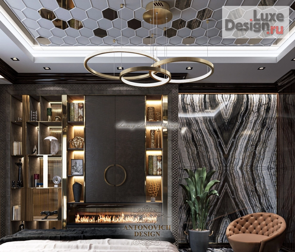 Дизайн интерьера спальни "Спальня для мужчины – царство мускулинности" (фото 2)